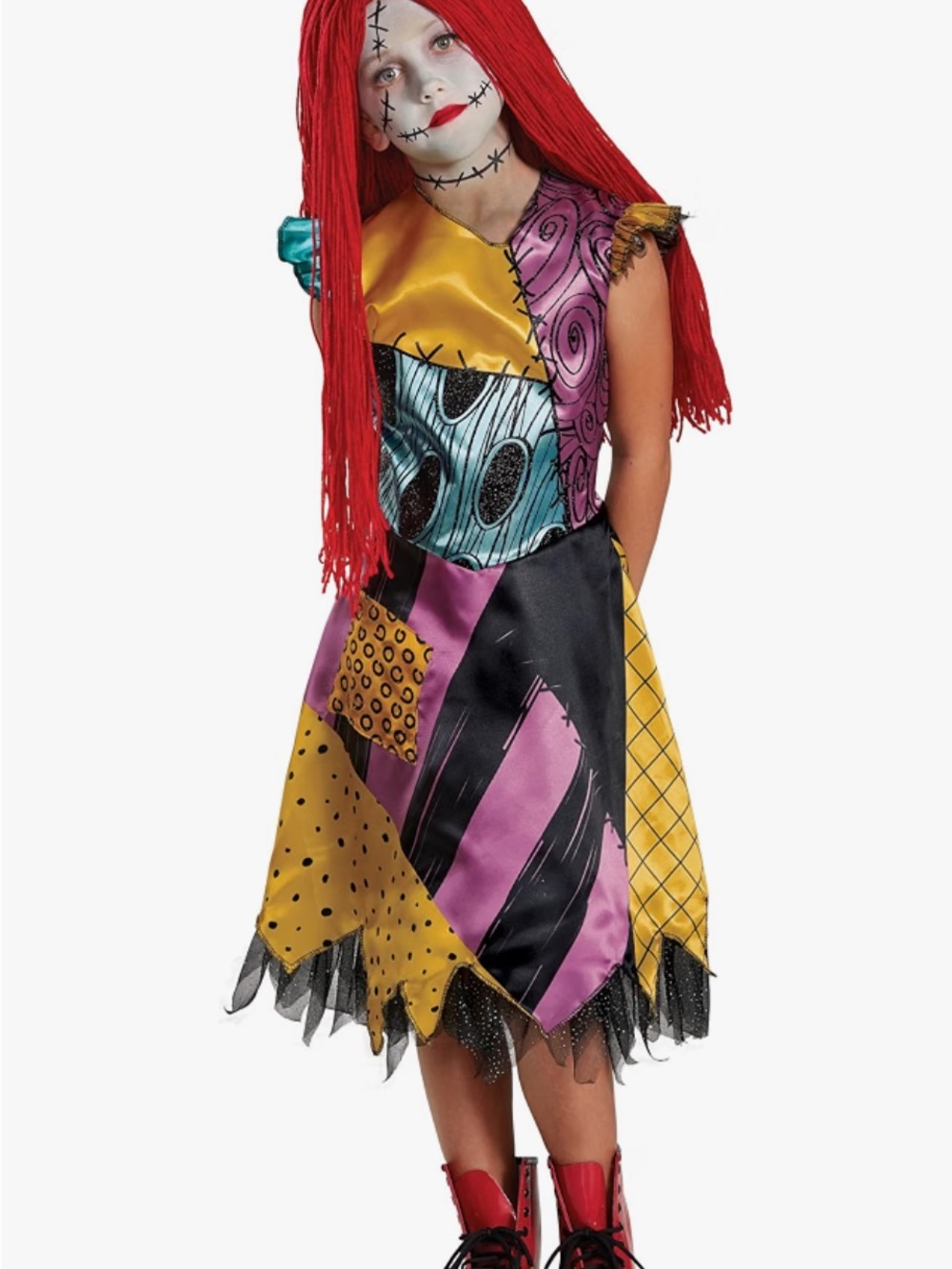 Kids Patchwork Sally nightmare before Christmas dress